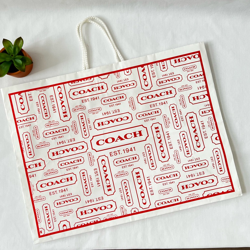 Coach Paper Shopping Bag